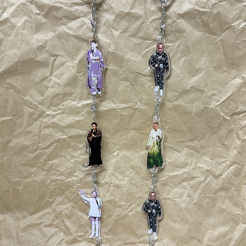 つながるキーホルダー　彩青