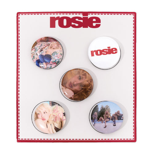 ROSÉ [ROSIE] PIN BUTTON SET B