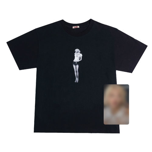ROSÉ [ROSIE] ROSIE BLACK T-SHIRT