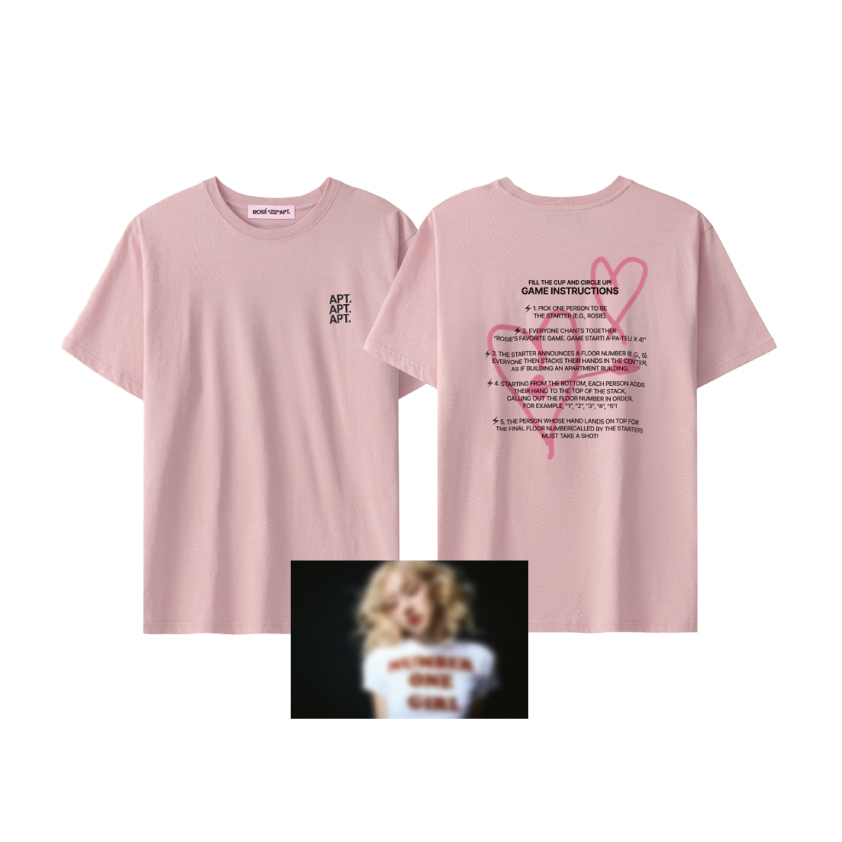 【日本限定特典付き】ROSÉ  APT. T-SHIRT_PINK
