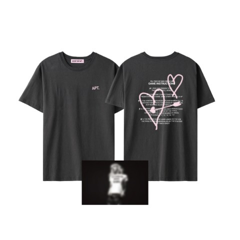 【日本限定特典付き】ROSÉ APT. T-SHIRT_DARK GRAY